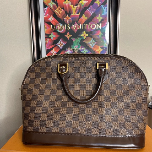 Authentic Louis Vuitton Damier Ebene Alma PM - Picture 2 of 11